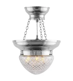 Ampel - Frödingampel 200 nickel, slipat klarglas