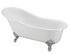Badkar - Versailles vit gjutjärn med tassar, 170 cm