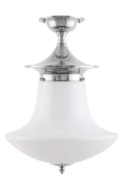 Badrumslampa - Dahlberg 100 nickel, klottrattskärm