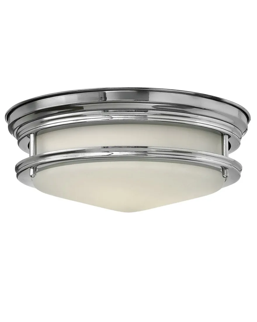 Badrumslampa - Taklampa Teign plafond krom/matt vit