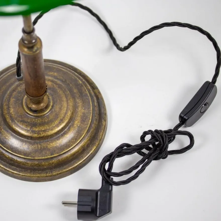 Bordslampa 1903 - Antik med grön klockskärm