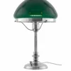 Bordslampa - Karlfeldt nickel, toppig grön