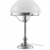 Bordslampa - Karlfeldt nickel, toppig vit