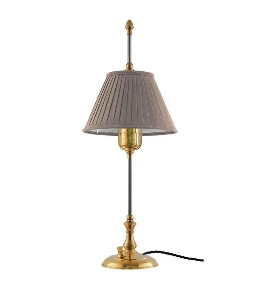 Bordslampa - Kellgren mässing, beige skärm
