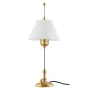 Bordslampa - Kellgren mässing, vit skärm