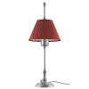 Bordslampa - Kellgren nickel, mörkröd skärm