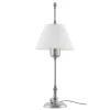Bordslampa - Kellgren nickel, vit skärm