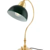 Bordslampa - Lagerlöf mässing, grön skärm