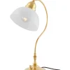 Bordslampa - Lagerlöf mässing, opalvit skärm