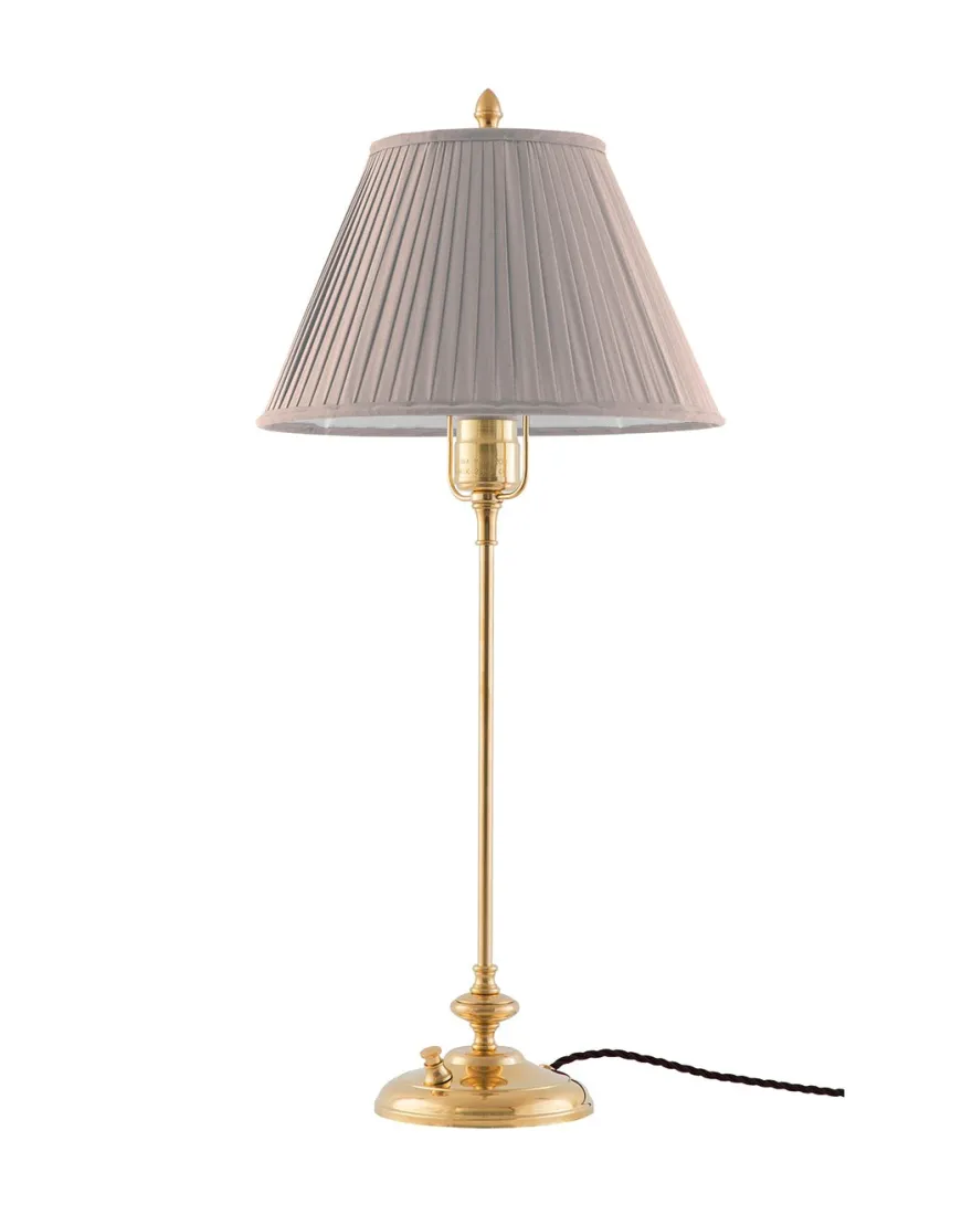 Bordslampa - Moberg 65 cm mässing, beige skärm