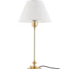 Bordslampa - Moberg 65 cm mässing, vit skärm