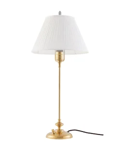 Bordslampa - Moberg 65 cm mässing, vit skärm