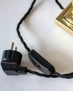 Bordslampa mässing - Modell 1900 med benvit skärm