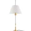 Bordslampa - Stiernstedt mässing, vit skärm