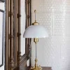 Bordslampa - Swedenborg mässing, vit skärm