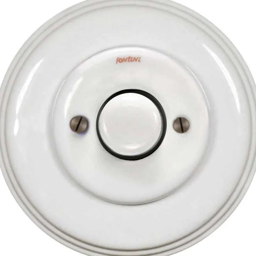 Dimmer LED 4-100W universal vitt porslin - Fontini infällt