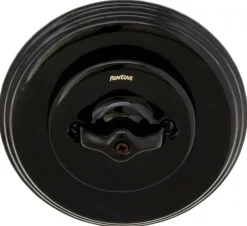 Dimmer svart porslin - Fontini infällt