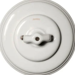 Dimmer vitt porslin - Fontini infällt