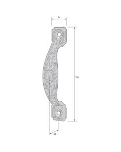 Draghandtag - Jernmanufaktur 184 nickel