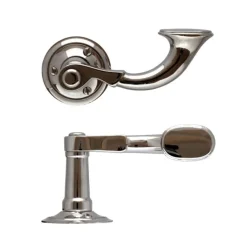 Dörrhandtag - Litet posthorn nickel