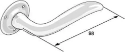 Dörrhandtag - Låsbolaget 617 nickel