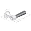Dörrhandtag - Låsbolaget 437 nickel