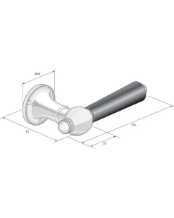 Dörrhandtag - Låsbolaget 437 nickel