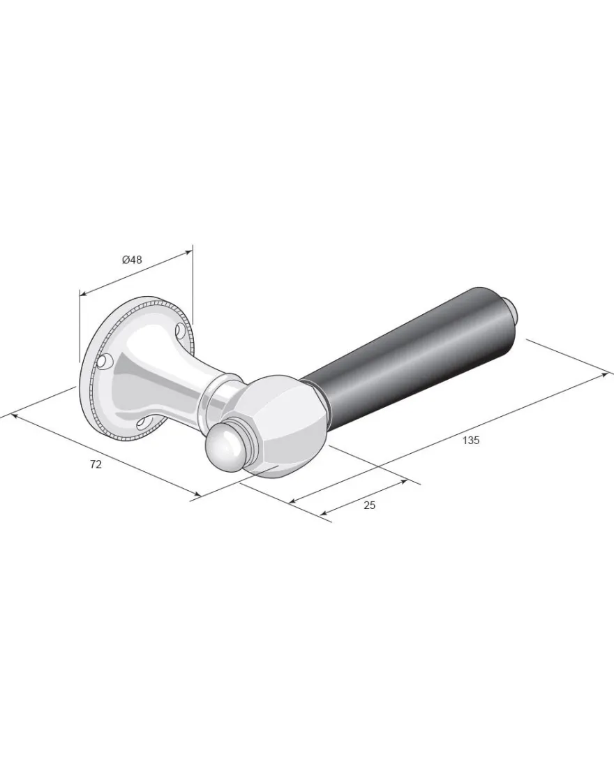Dörrhandtag - Låsbolaget 437 nickel