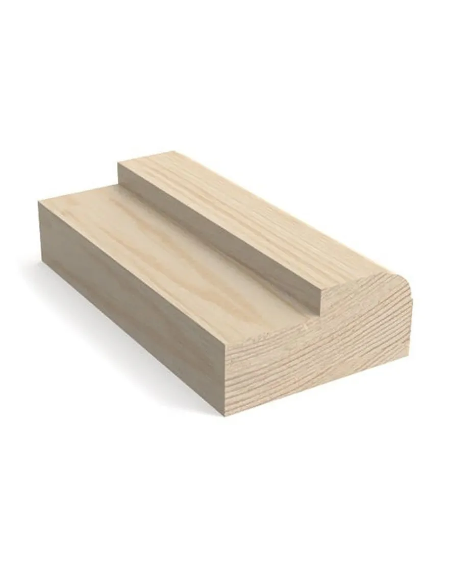 Dörrkarm Sekelskifte - Allmoge rundad 44x95 mm (hel längd 5,1 m)