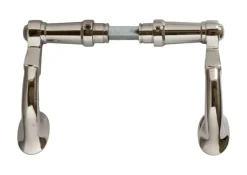 Dörrtrycke litet posthorn nickel - utan rosett
