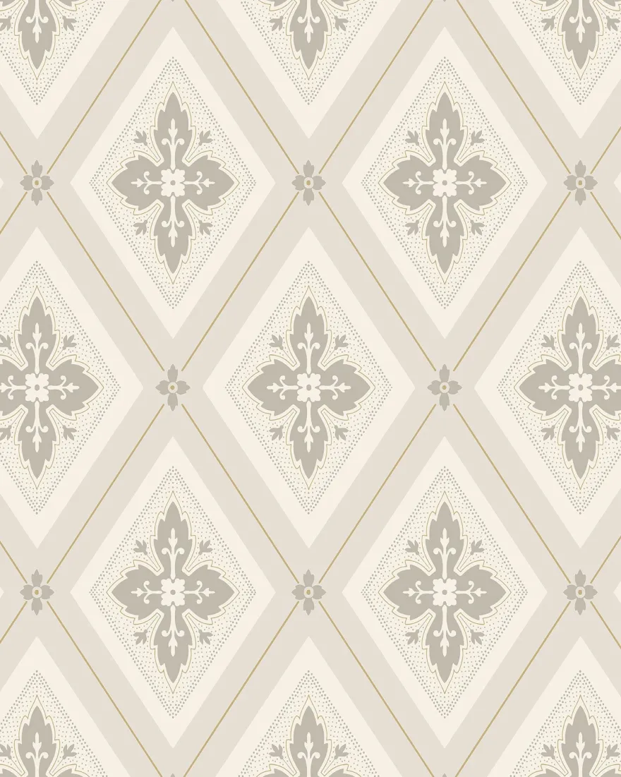 Duro Tapet - Astrid - Guld/Beige