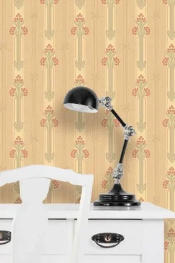 Duro Tapet - Nergården - Röd