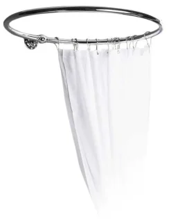 Duschdraperihållare - Rund 70 cm krom