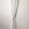 Duschdraperihållare - Rund 90 cm mässing