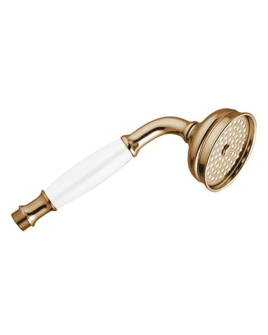 Duschhandtag - Handdusch Classic brons/vit