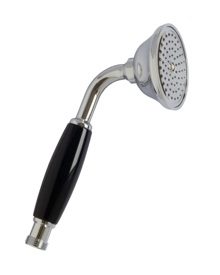 Duschhandtag - Handdusch Kensington svart/krom stor
