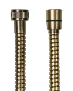 Duschslang brons 150 cm - Dubbellindad metall