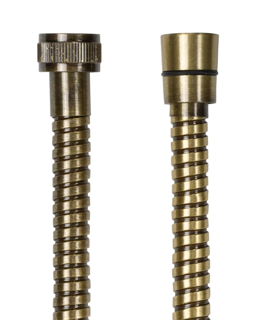 Duschslang brons 150 cm - Dubbellindad metall