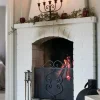 Eldgaffelset antik mässing - Saltsjöbaden