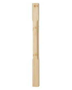 Fasad stolpe - Räckespelare 1180 x 85 mm furu