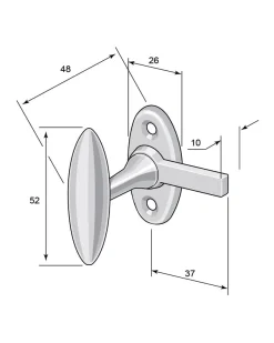Fönstervred/Skåpvred - E-tuna Magasinet 550 nickel