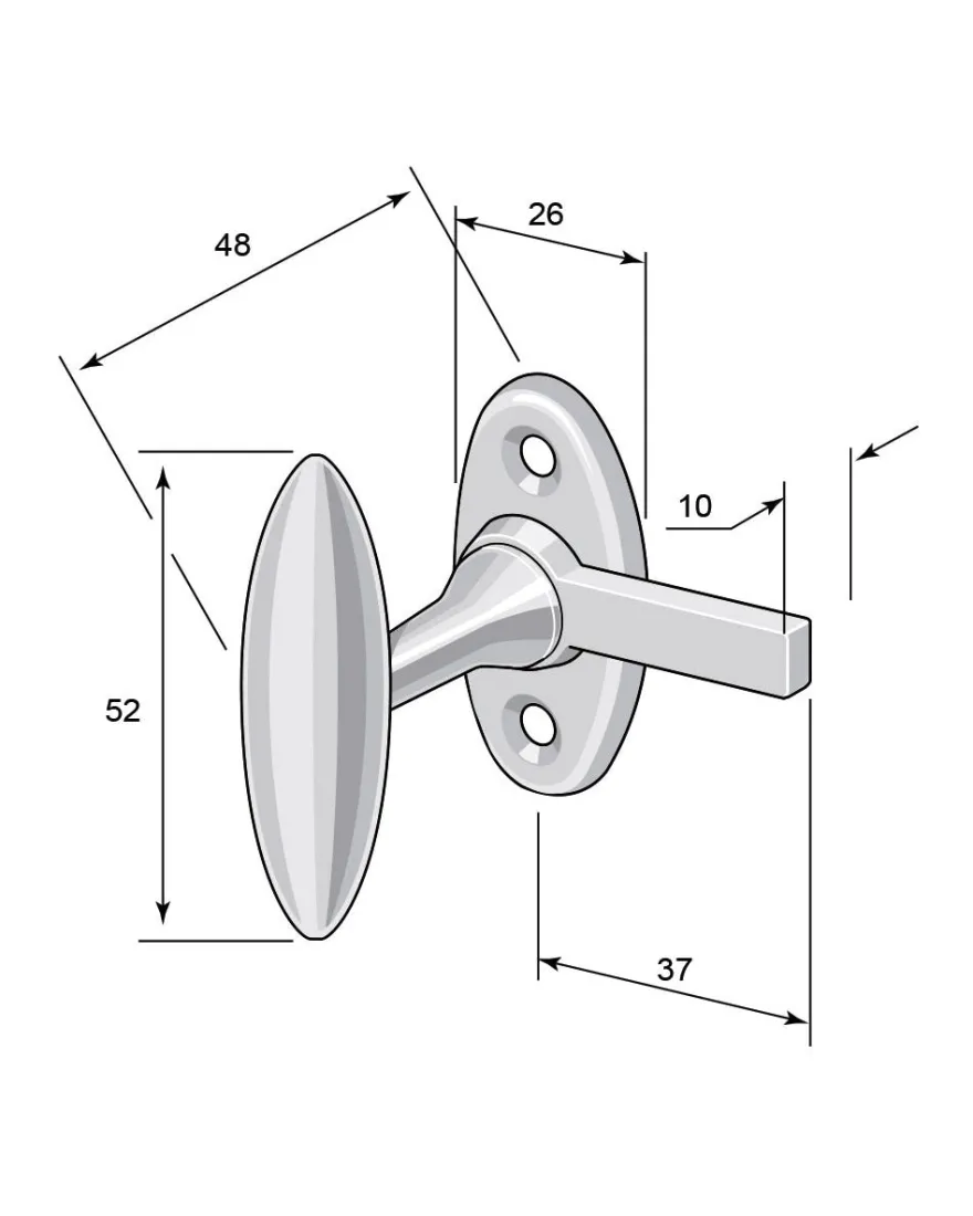 Fönstervred/Skåpvred - E-tuna Magasinet 550 nickel
