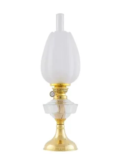 Fotogenlampa - Trossölykta mässing