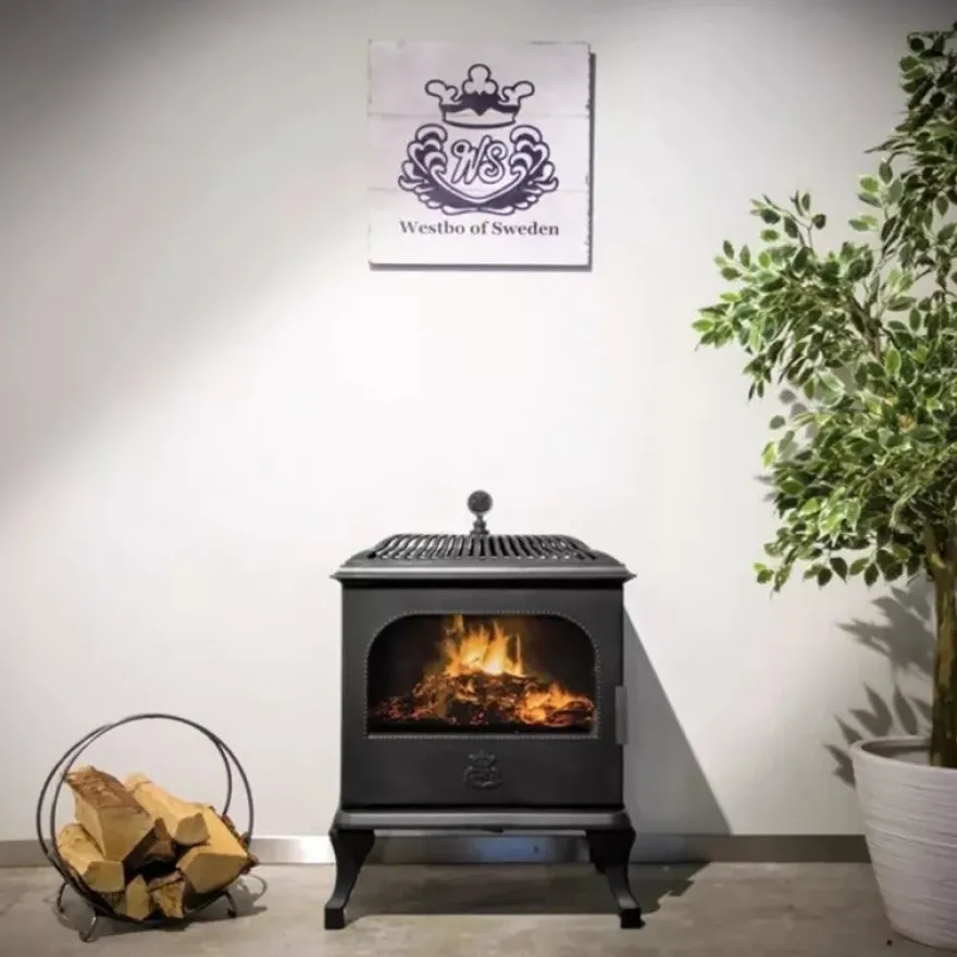 Gjutjärnskamin - Kamin Westbo Victoria 85