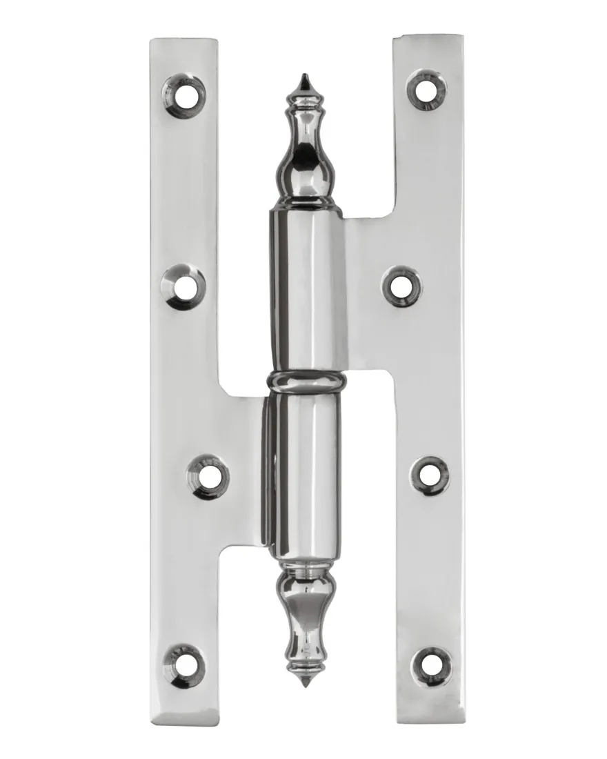 Gångjärn till dörr - Nickel 160 x 75 mm