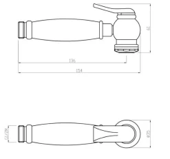 Handdusch (reservdel) - Till Finsbury brons