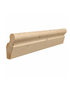 Handledare av trä - Gammaldags ledstång 40x118 mm