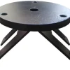 Hörnfäste svart metall - Stallampa & gårdslampa