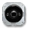 Insats dimmer traditionell 40-500 W svart porslin - Fontini infällt