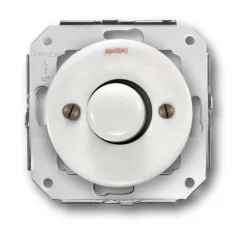 Insats dimmer universal LED 4-100W vitt porslin - Fontini infällt